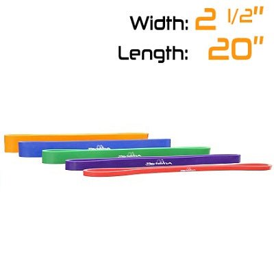 20" AmStaff Shorty Strength Band - Orange - Heavy - 2.5"