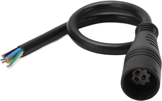 VGEBY Electric Bike Connecting Cable, Motor Convert Extension Cord 9 Pin 31cm with Waterproof Female Connector Electric Accessories