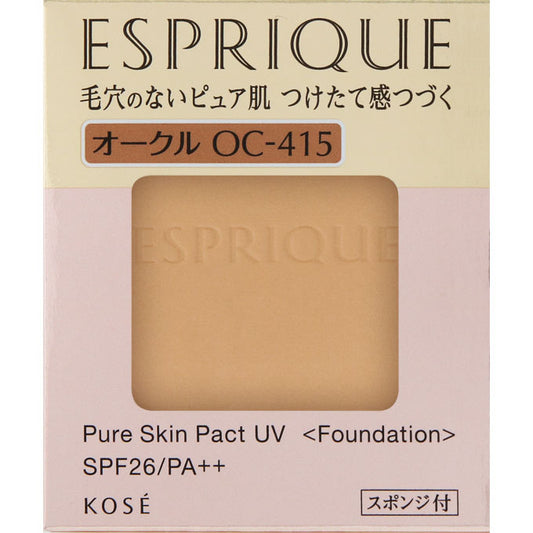 Kosé Esprique Pure Skin Pact UV Foundation SPF26/ PA ++ OC 415 9.3g [refill] - Japan Foundation