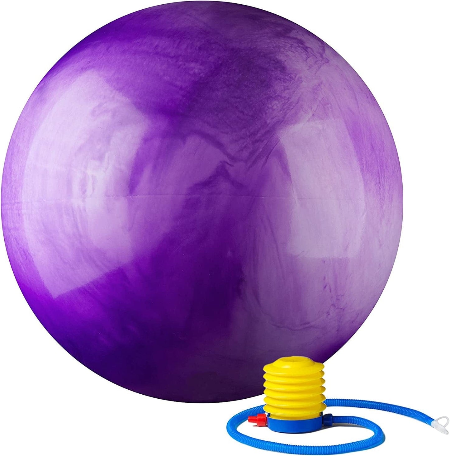 Black Mountain Products 2000Lbs Static Strength Multi Colored Stability Ball