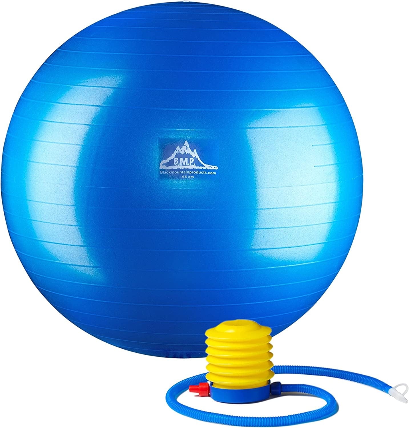 Black Mountain Products Professional Grade Stability Ball 1000Lbs Anti-Burst 2000Lbs Static Weight Rated