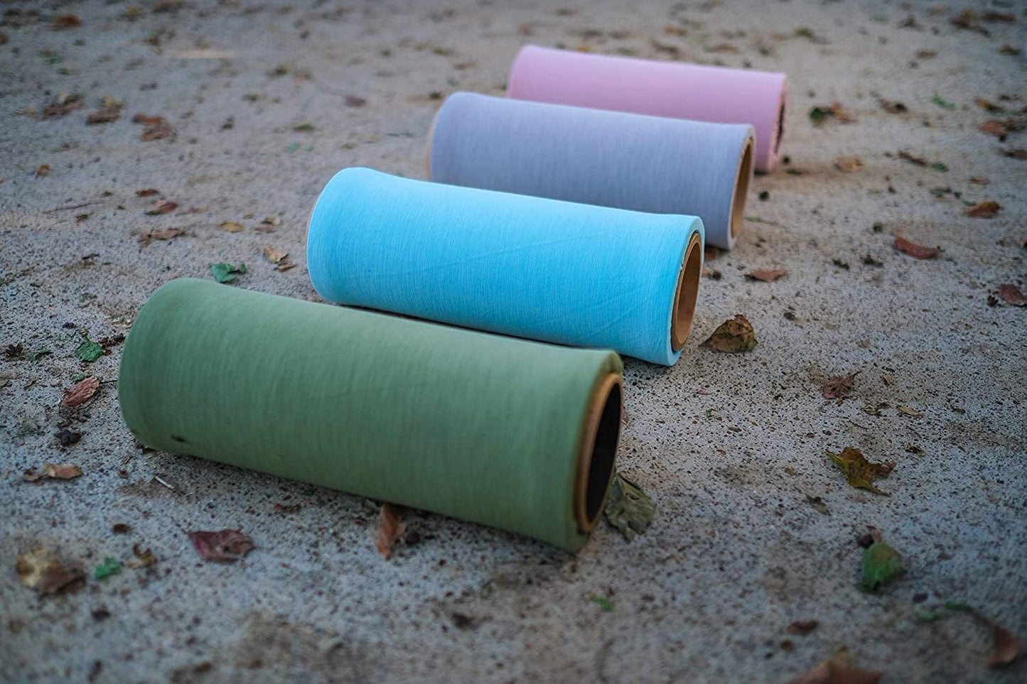 Natural Foam Roller,Massage Roller 12.5X 5 Inches(The Diameter May Vary from 4.7" to 5.2 " Because It'S Made of Natural Bamboo) 5 Year Warranty, 60-Day Satisfaction Guarantee (Olive Green)